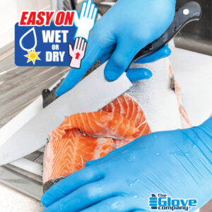 microlite plus blue nitrile gloves use