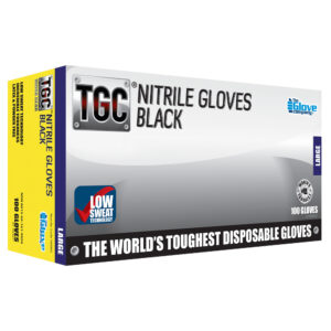 black nitrile gloves box