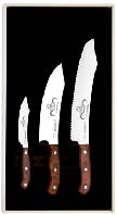 Knife Premium Cut Giesser  3 piece Set - Red Diamond Handle (1999 3 rd)